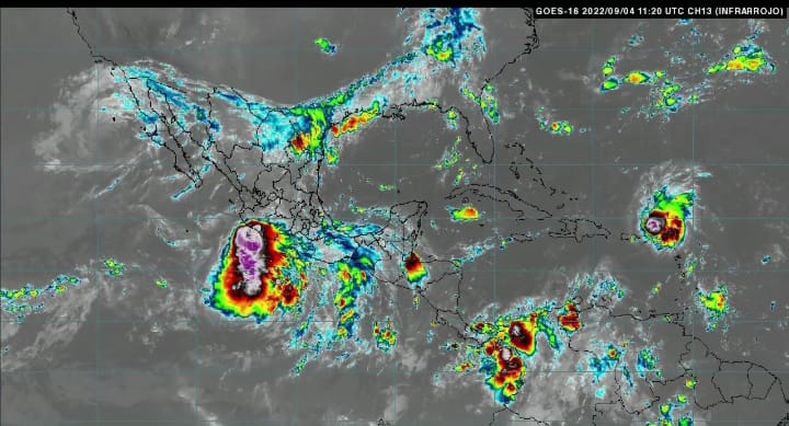 Depresión  Tropical “Doce-E” se intensificó a Tormenta  Tropical  “Kay”