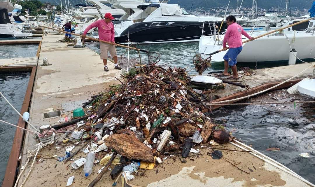 Retira Promotora de Playas 35 toneladas de basura tras lluvias