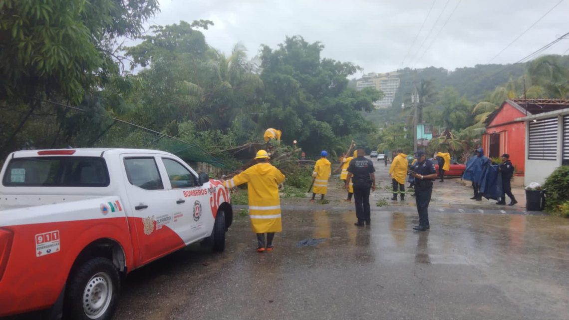 Implementa PC Guerrero acciones preventivas y realiza recorridos para evaluar y atender daños por tormenta “Kay”