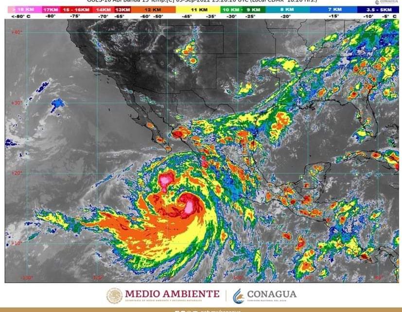 Persistirán lluvias fuertes en Guerrero por efectos del huracán “Kay”