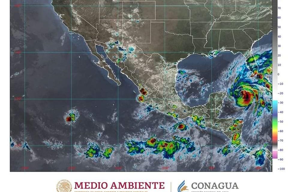 Se esperan lluvias muy fuertes esta noche para Guerrero