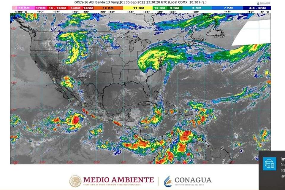 Se prevén lluvias puntuales muy fuertes durante la noche y madrugada