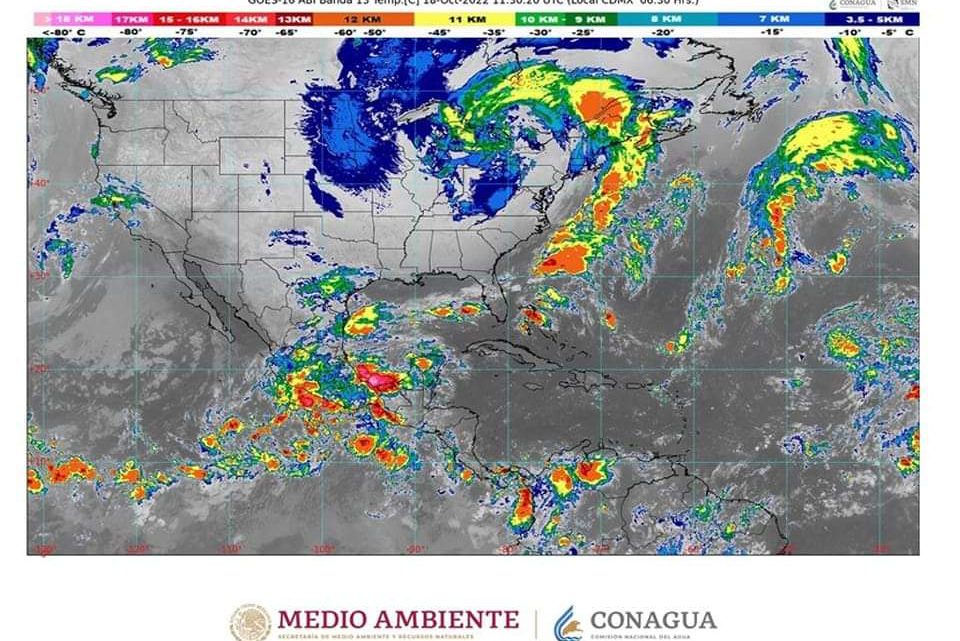 Se mantiene pronóstico de lluvia para Guerrero y Acapulco en las próximas horas