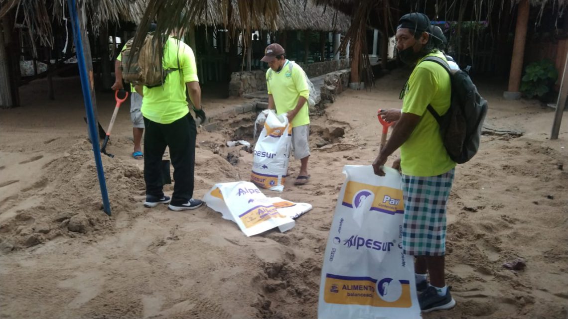 Atiende Promotora de Playas afectaciones en Caleta y Caletilla por lluvias