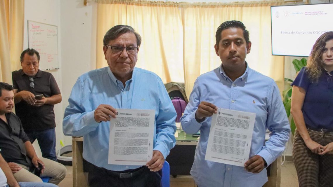 COCYTIEG y SEMAREN firman convenio de colaboración para impulsar la ciencia, tecnología e innovación en Guerrero