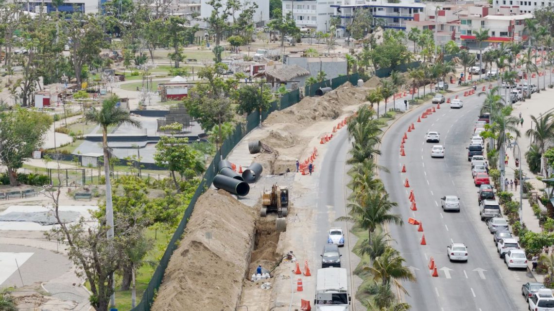 En este año de las obras la administración de la gobernadora Evelyn Salgado Pineda continúa las acciones para el saneamiento de Acapulco