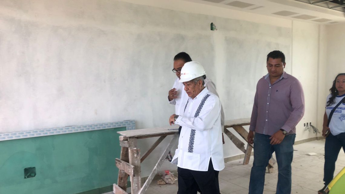 Titular de la SEG supervisa construcción de las nuevas instalaciones de la Universidad Tecnológica de Acapulco