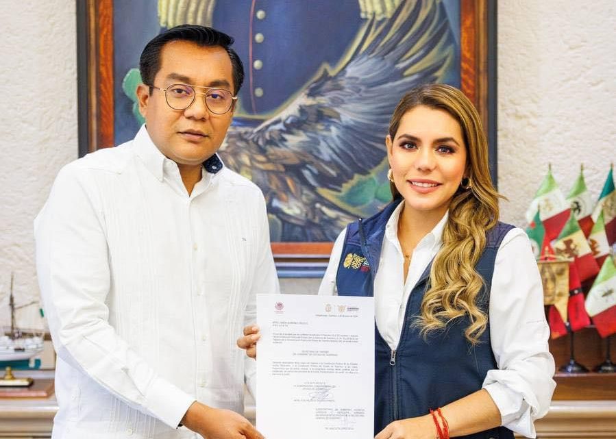 Anuncia la gobernadora Evelyn Salgado Pineda la designación de Simón Quiñones Orozco como nuevo titular de Sectur Guerrero