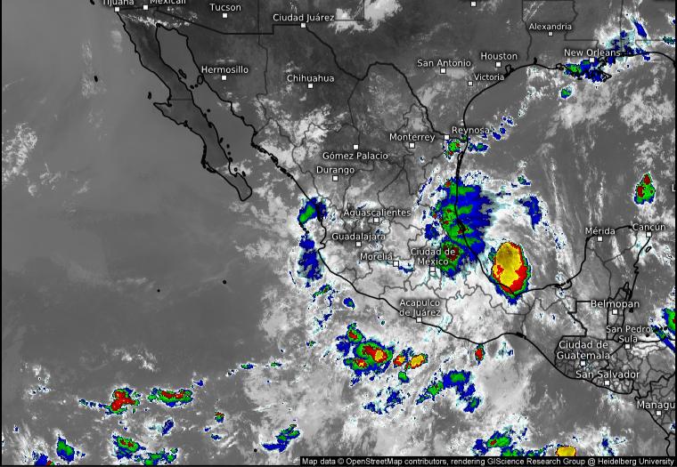 Lloverá en Guerrero  por onda tropical número 08