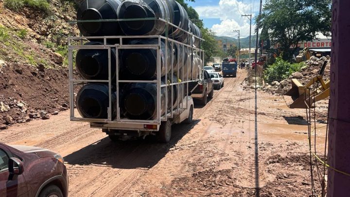 Libre la circulación a los automovilistas en la entrada a Tlapa