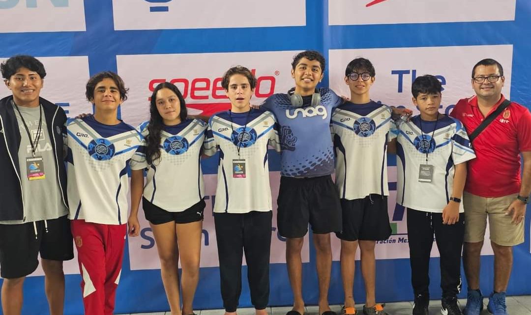 Siguen brillando Guerrero y Acapulco y haciendo historia en Campeonato Nacional de Natación