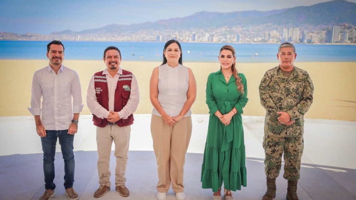 Anuncian Evelyn Salgado y Ariadna Montiel el inicio del programa “Juntos Pintamos Acapulco”