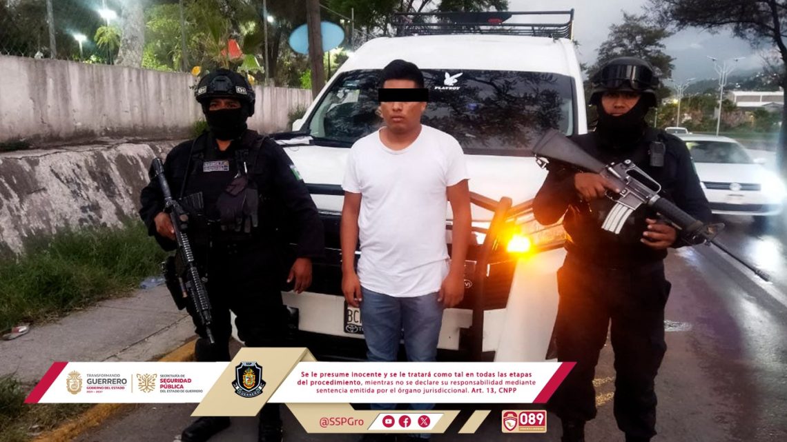 RECUPERA LA POLICÍA ESTATAL UN VEHÍCULO CON REPORTE DE ROBO EN CHILPANCINGO