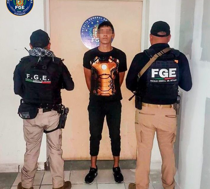 Detiene FGE Guerrero a asesino y miembro de grupo delictivo en Acapulco