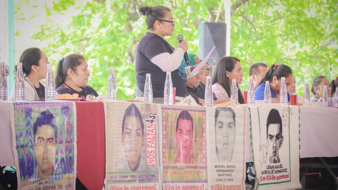 Reitera gobernadora Evelyn Salgado su solidaridad con madres y padres de los 43 estudiantes de Ayotzinapa