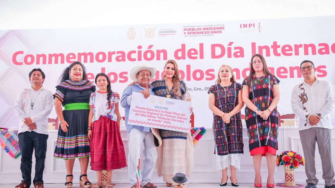 Conmemora Evelyn Salgado el Día Internacional de los Pueblos Indígenas en Guerrero