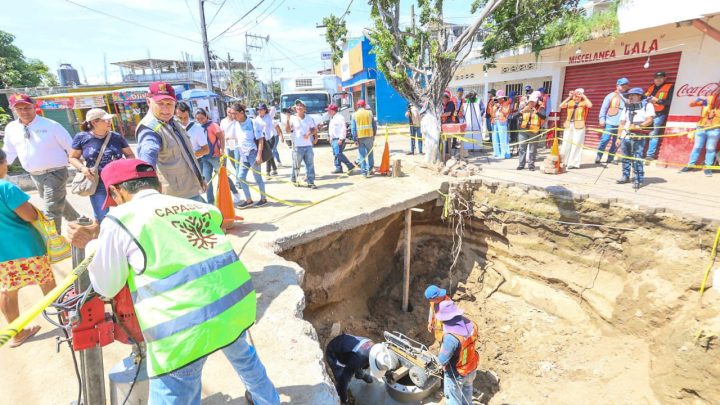 Instruye Evelyn Salgado rehabilitar el sistema Papagayo II en Acapulco; se busca mejorar la línea y recuperar agua que se pierde por fugas