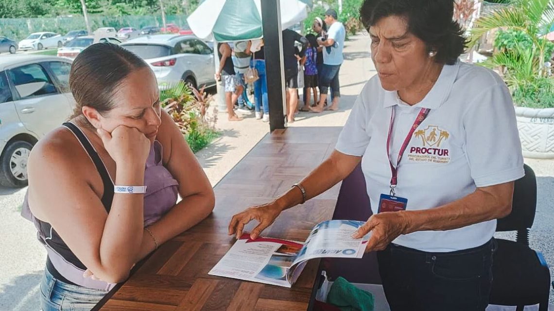 Cumple Evelyn Salgado con la atención al turista en temporada de verano 2024