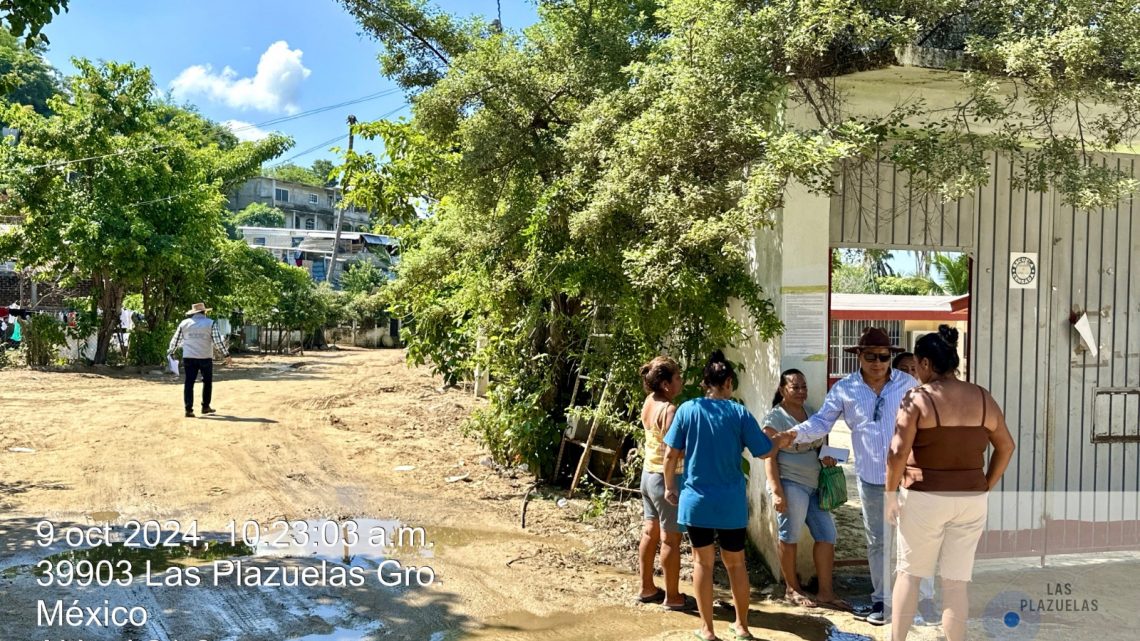 Brigadas de evaluación de IGIFE e INIFED recorren escuelas afectadas por el huracán John en Acapulco