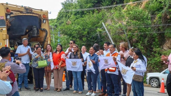 La gobernadora Evelyn Salgado Pineda dio el banderazo de Inicio a la Rehabilitación Integral de la avenida Escénica en Acapulco