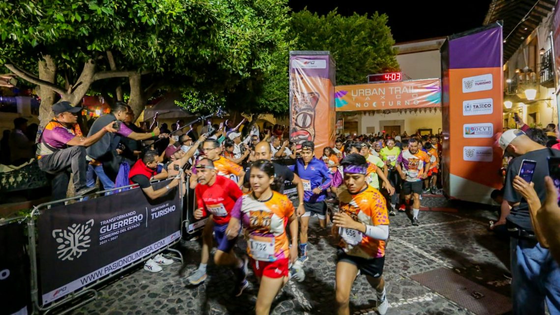 Un éxito el Urban Trail Nocturno en Taxco, se consolida el turismo deportivo en el pueblo mágico