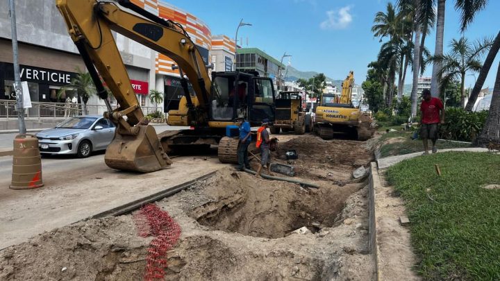 Avanzan obras de infraestructura hidrosanitaria en Acapulco; se destina una inversión superior a los 200 MDP