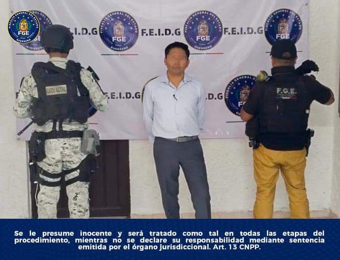 Detienen a encargado de despacho de Seguridad en Chilpancingo implicado en el homicidio del alcalde, Alejandro Arcos Catalán