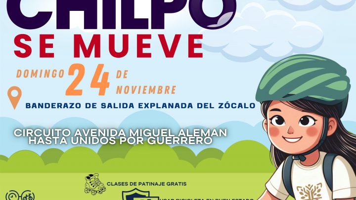 Se busca fomentar el transporte sostenible a través del programa “Chilpo se mueve”