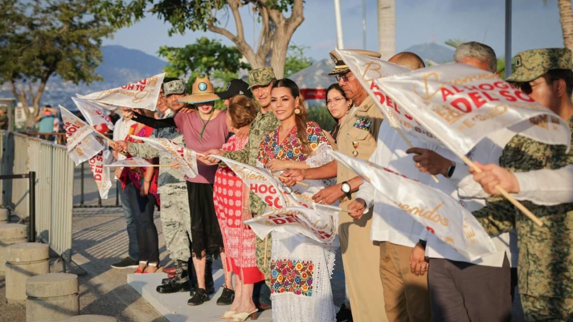 Evelyn Salgado da banderazo del Operativo de Seguridad Temporada Vacacional Invierno 2024-2025