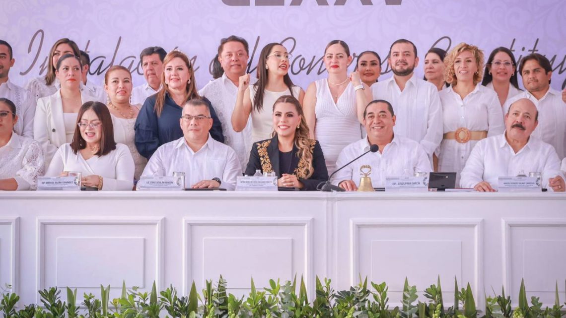 Evelyn Salgado refrenda unidad con el Congreso para la transformación y el bienestar de Guerrero