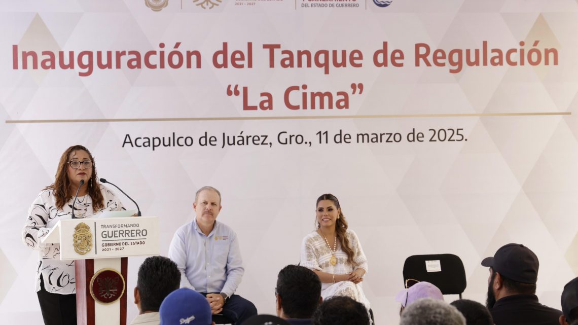 Leticia Lozano junto a Evelyn Salgado inaugura reconstrucción de tanques “La Cima” y “Silvestre Castro”