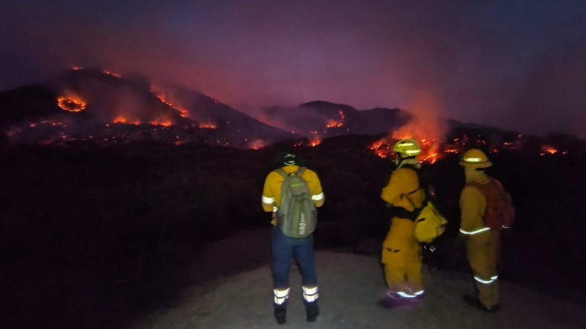 SGIRPCGRO atiende incendio forestal en Iguala y en Tlapa, se sofocó, no presentan riesgo para la población